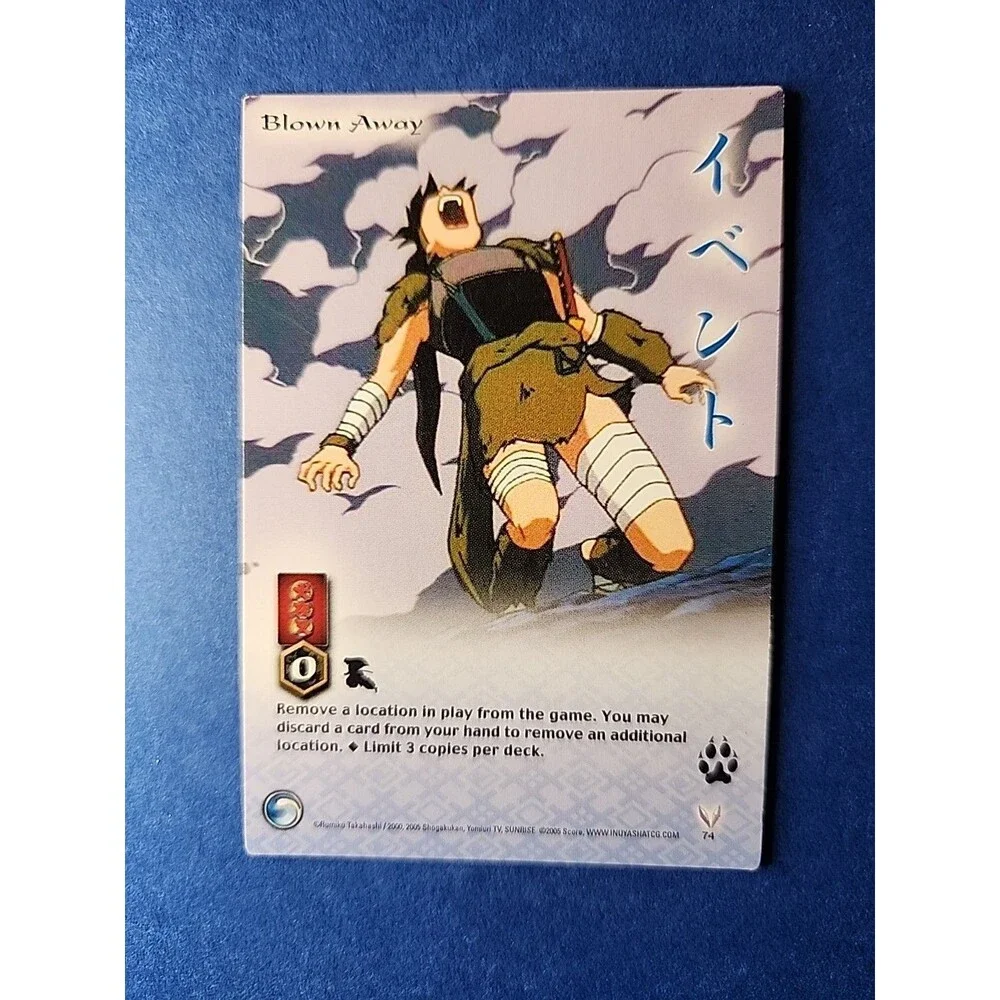 InuYasha TCG Lot Of 9 Cards. 4 Holo